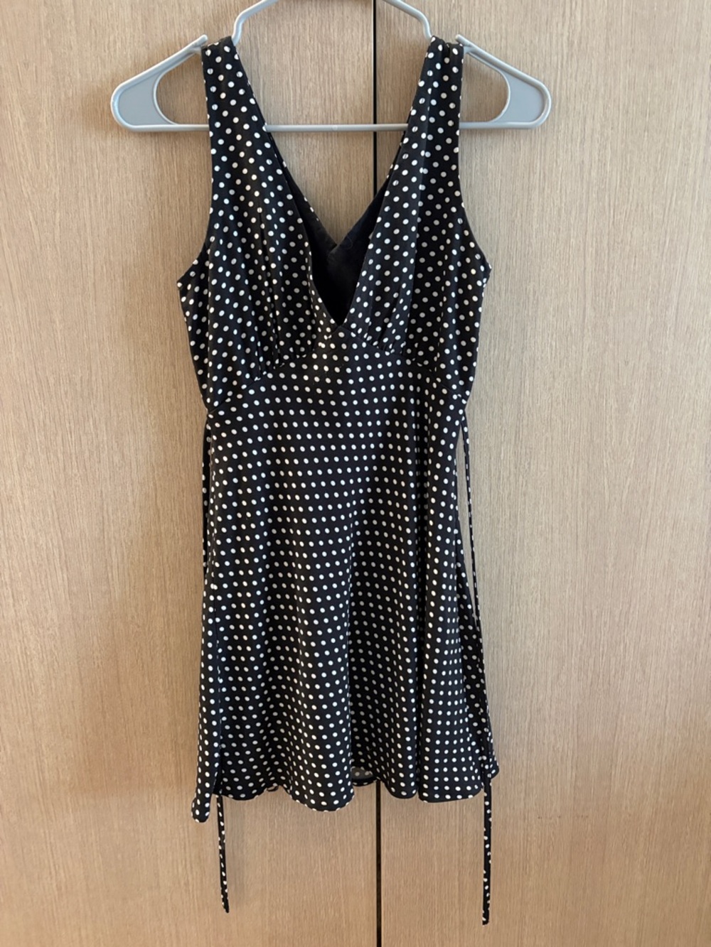 Princess Polly Black and White Polka Dot Mini Dress